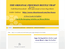 Tablet Screenshot of freemanbeetletrap.com
